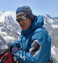 Soltan Kachkarov, a local mountain guide, member of the Elbrus Rescue Team