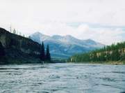 Oka river before the canyon 