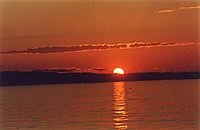 Sunset in Bargusin National Park