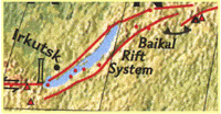 Tectonic mapof the area.