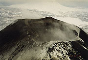 Kluchevskoy volcano crater