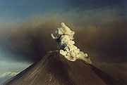 Moment of eruption