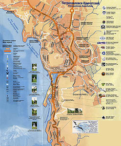 Scheme of Petropavlovsk-Kamchatsky