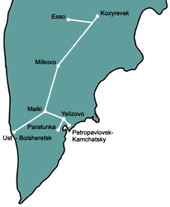 Scheme of overland daily communication