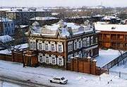 The wooden house in Irkutsk.