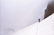 Traverse on the west side of Mt Elbrus