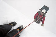 Ascent to the western slope of Mt Elbrus