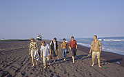 Group of Wild Russia tourists on the Pacific coast