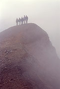 On the edge of the Avacha crater