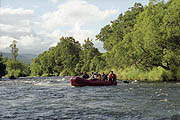 White-water rafting in Kamchatka