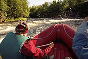 White-water rafting in Kamchatka