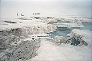 Near the Gorely volcano in Kamchatka