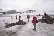 Trekking to the Gorely volcano in Kamchatka