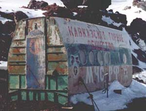 Local rescue team shelter at 4200 m