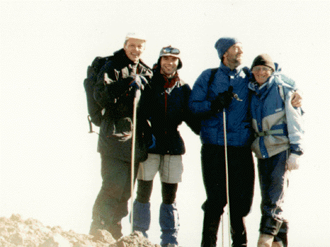 On the top of Avacha in July 24th, 1999