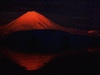 Ilynsky Volcano at sunset in winter